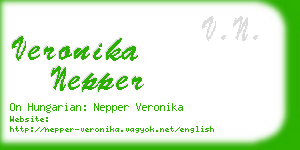 veronika nepper business card